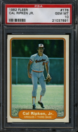 1982 Fleer #176 Cal Ripken PSA 10 #21037891