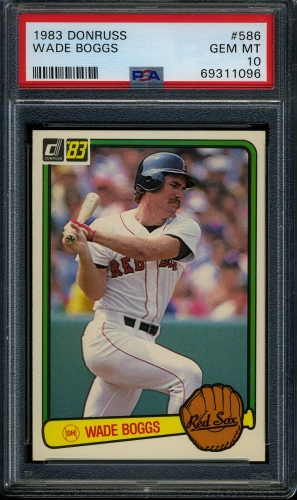 1983 Donruss #586 Wade Boggs PSA 10 #69311096
