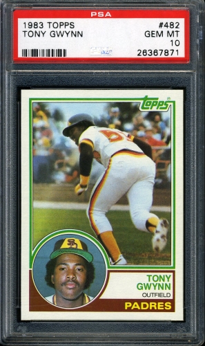 1983 Topps #482 Tony Gwynn PSA 10 #26367871