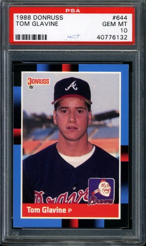 1988 Donruss #644 Tom Glavine PSA 10 #40776132