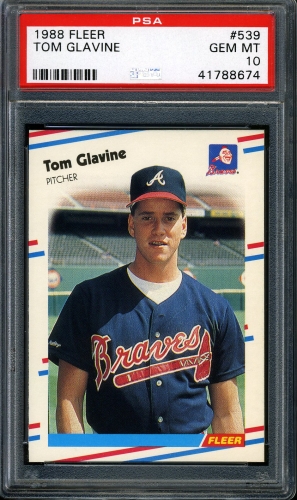 1988 Fleer #539 Tom Glavine PSA 10 #41788674