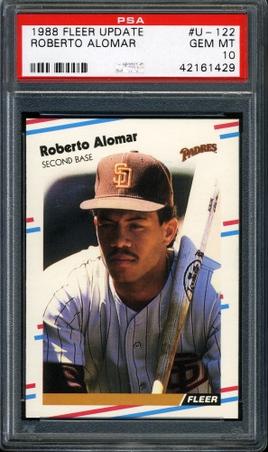 1988 Fleer Update #U-122 Roberto Alomar PSA 10 #42161429