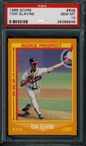 1988 Score #638 Tom Glavine PSA 10 #26389948