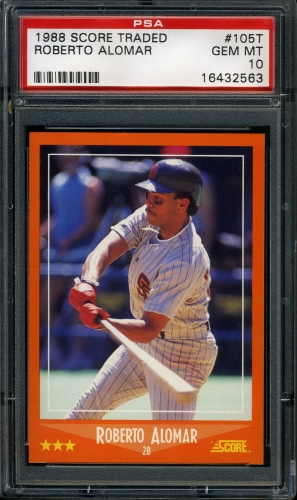 1988 Score Traded #105T Roberto Alomar PSA 10 #16432563