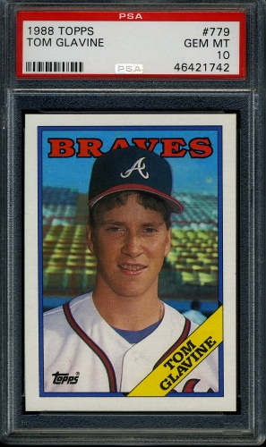 1988 Topps #779 Tom Glavine PSA 10 #46421742