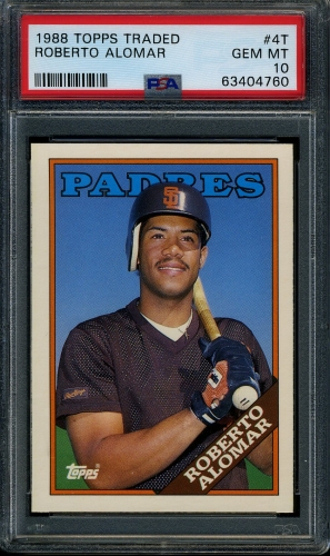 1988 Topps Traded #004T Roberto Alomar PSA 10 #63404760