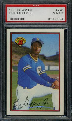 1989 Bowman #220 Ken Griffey, Jr. PSA 9 #01083024