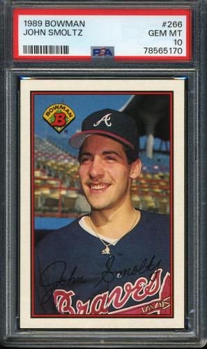 1989 Bowman #266 John Smoltz PSA 10 #78565170
