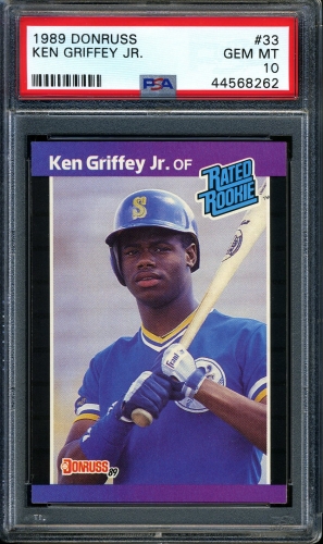 1989 Donruss #033 Ken Griffey, Jr. PSA 10 #44568262
