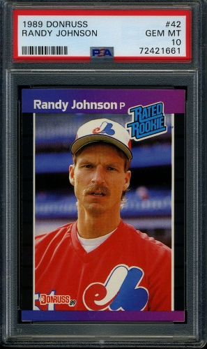 1989 Donruss #042 Randy Johnson PSA 10 #72421661