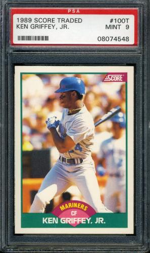 1989 Score Rookie/Traded #100T Ken Griffey, Jr. PSA 9 #08074548
