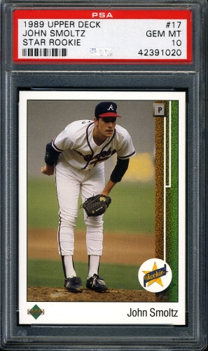 1989 Upper Deck #017 John Smoltz PSA 10 #42391020