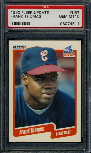 1990 Fleer Update #U-087 Frank Thomas PSA 10 #08074511
