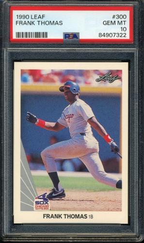 1990 Leaf #300 Frank Thomas PSA 10 #84907322