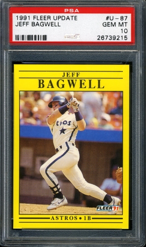 1991 Fleer Update #087 Jeff Bagwell PSA 10 #26739215