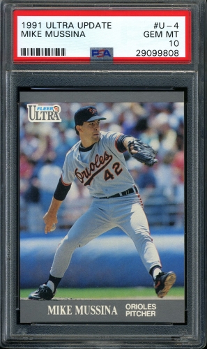 1991 Ultra Update #U-004 Mike Mussina PSA 10 #29099808