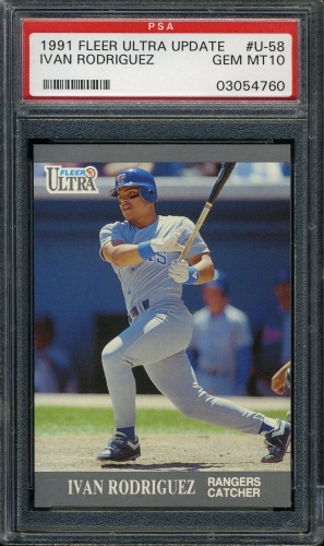 1991 Ultra Update #U-058 Ivan Rodriguez PSA 10 #03054760