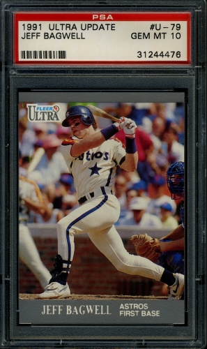 1991 Ultra Update #U-079 Jeff Bagwell PSA 10 #31244476
