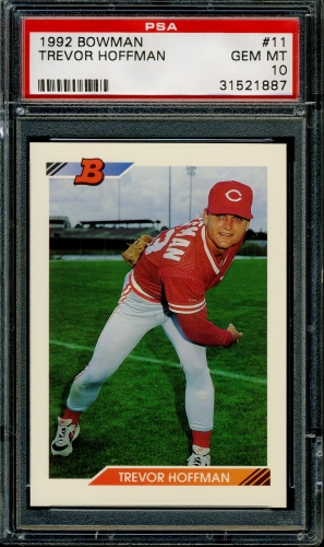 1992 Bowman #011 Trevor Hoffman PSA 10 #31521887