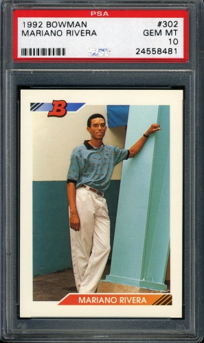 1992 Bowman #302 Mariano Rivera PSA 10 #24558481