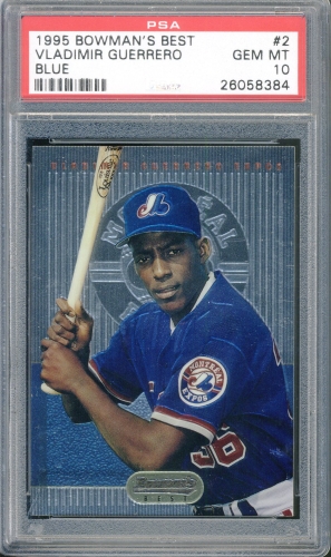 1995 Bowman's Best #002 Vladimir Guerrero PSA 10 #26058384