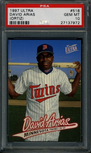 1997 Ultra #518 David Ortiz PSA 10 #27137972