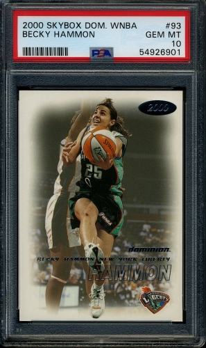 2000 Skybox Dominion WNBA #093 Becky Hammon PSA 10 #54926901