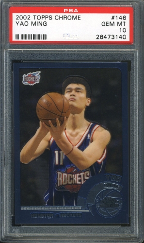 2002 Topps Chrome #146 Yao Ming PSA 10 #26473140