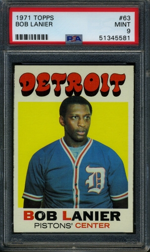 1971 Topps #063 Bob Lanier PSA 9 #51345581
