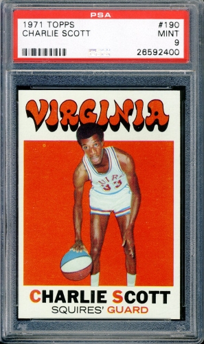 1971 Topps #190 Charlie Scott PSA 9 #26592400