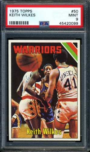 1975 Topps #050 Keith Wilkes PSA 9 #45420099