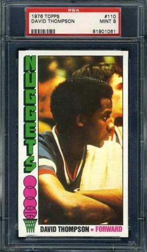 1976 Topps #110 David Thompson PSA 9 #81901061