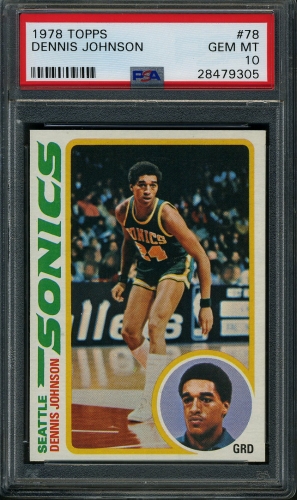 1978 Topps #078 Dennis Johnson PSA 10 #28479305