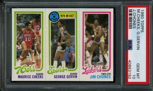 1980 Topps  Cheeks / Gervin / Chones PSA 10 #40863192
