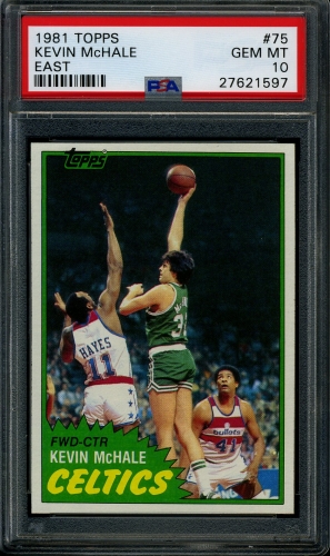 1981 Topps #075 Kevin McHale PSA 10 #27621597