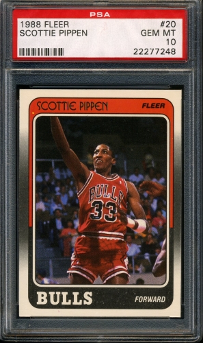 1988 Fleer #020 Scottie Pippen PSA 10 #22277248