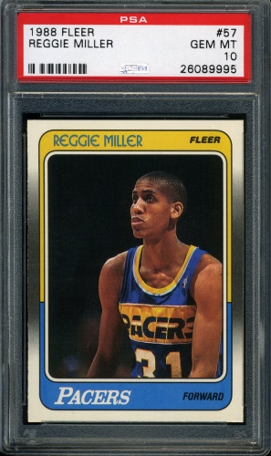 1988 Fleer #057 Reggie Miller PSA 10 #26089995