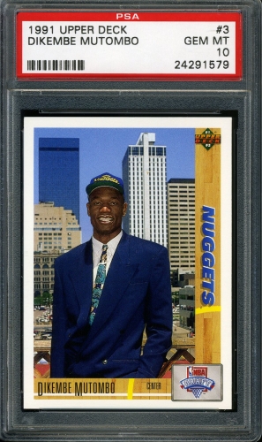 1991 Upper Deck #003 Dikembe Mutombo PSA 10 #24291579