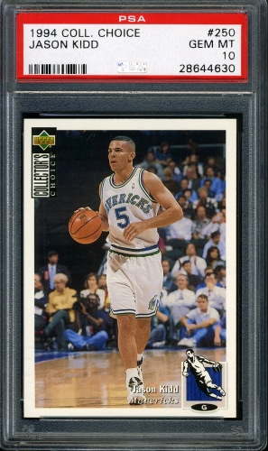 1994 Collector's Choice #250 Jason Kidd PSA 10 #28644630