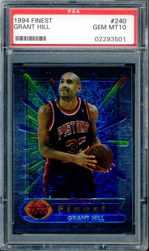 1994 Finest #240 Grant Hill PSA 10 #02293501
