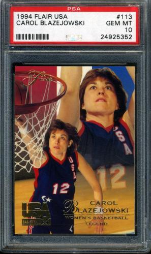 1994 Flair USA #113 Carol Blazejowski PSA 10 #24925352