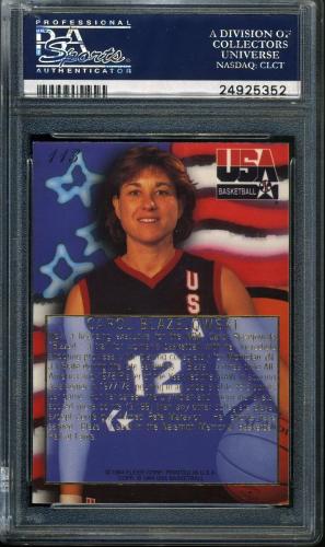 1994 Flair USA #113 Carol Blazejowski PSA 10 #24925352 - Back