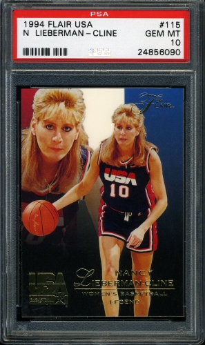 1994 Flair USA #115 Nancy Lieberman-Cline PSA 10 #24856090