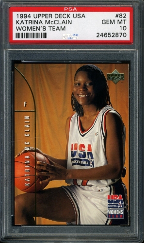 1994 Upper Deck USA Basketball #082 Katrina McClain PSA 10 #24652870
