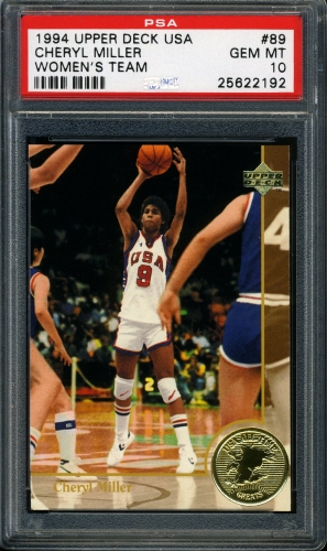 1994 Upper Deck USA Basketball #089 Cheryl Miller PSA 10 #25622192