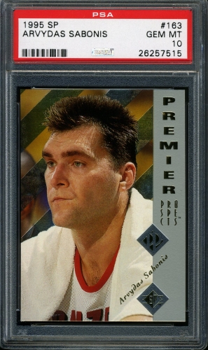 1995 SP #163 Arvydas Sabonis PSA 10 #26257515