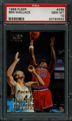 1996 Fleer #268 Ben Wallace PSA 10 #20790632