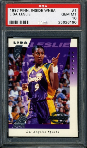 1997 Pinnacle Inside WNBA #001 Lisa Leslie PSA 10 #25626190