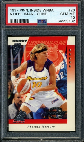 1997 Pinnacle Inside WNBA #023 Nancy Lieberman-Cline PSA 10 #64599132
