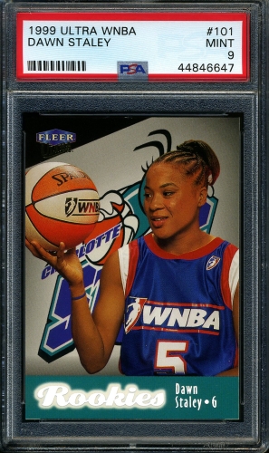 1999 Ultra WNBA #101 Dawn Staley PSA 9 #44846647